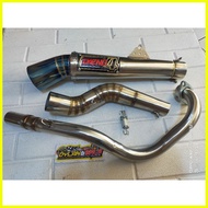 ♞,♘DAENG SAI4 OPEN PIPE WITH SILENCER RS150