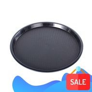 1pcs 14-inch Round Waitress/Waiter Tray Serving Tray Beverage Tray Food Tray Dinner Tray Cafeteria T