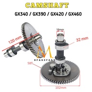 MESIN Camshaft Valve Axle Camshaft Engine Gx390 gx420 gx460 Genset 6000 watt 7000 watt