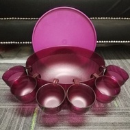 Tupperware Punch Bowl Set + 12pcs Punch Cup