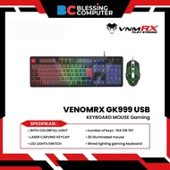 VENOMRX GK999 USB Gaming KEYBOARD MOUSE