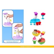 6 Colour Clay DIY Ice Cream Party Play Set Toy with Ice-Cream Maker