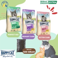 Happy Cat Makanan Kucing Repack 500 Gram Minkas Urinary Kitten Care Perfect Mix Cat Food Premium