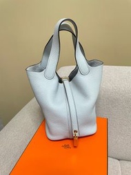 Hermès Picotin 18 聖杯藍