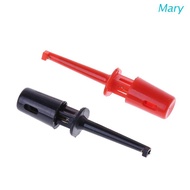 Mary New 1 Pair Single Hook Clip Test Probe Lead Wire Mini Grabber Kit For Multimeter