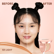 Hanasui Serum Cushion Soulmatte - Matte Finish UVA & UVB Protection Perfect Coverage Menyamarkan Por
