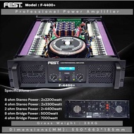 Power FEST F4400 + Original Amplifier Fest F 4400 Class GB plus