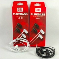 Earphone + mic JB-01 mega bass hensdfree henset headset jb01