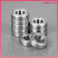 💍 10Pcs 6800Zz Deep Groove Ball Bearing Wheel Bearing Replacement for Mechanical Use Silver