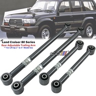 Adjustable Rear Upper & Lower Trailing Arm Lift 2" For Toyota Land Cruiser 80 FZJ80 HZJ80 HDJ80