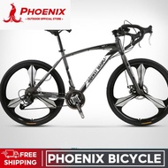 ALG Bicycle/ Gear PHO GOR WQ SR Fixed Dual Disc Brake Lightweight City Bike/24 27 Speed Shifter Bike