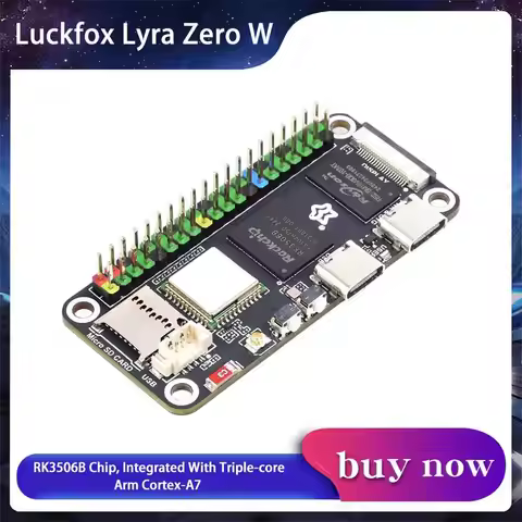 Luckfox Lyra Zero W RK3506B Rockchip Linux Board For MIPI/DSI Display Size compatible with Raspberry