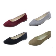 Novencci Kasut Lawa Wanita Perempuan Big Size 36-43 Women's Shoes Ballet Flats Office Shoes