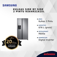 SAMSUNG Kulkas Side By Side 2 Pintu RS64R5141SL