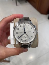 IWC葡萄牙系列計時腕錶 最新款鋼帶 IW371617