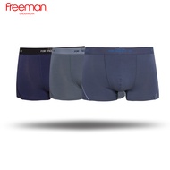 Combo 3 Quần lót boxer nam Freeman chất liệu cotton modal cao cấp thấm hút mồ hôi và co giãn tốt 653