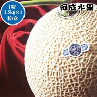 【阿成水果】 日本空運靜岡溫室皇冠哈密瓜(1粒/1.5kg/盒)
