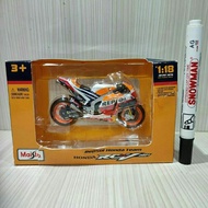 mainan diecast Motor Marc Marquez MotoGP 2019 Honda Repsol Maisto Diecast Motororiginal maistoartiku