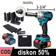 TERMURAH COD-IMPACT PEMBUKA BAUT 21V BATERAI SEMUA MOTOR TEMBAGA CORDLESS KUNCI IMPACT 588VF / 388VF