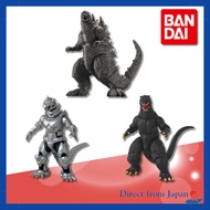 BANDAI Godzilla Action Figure Set: Mechagodzilla (2002), Godzilla (2004), Godzilla (2023), Godzilla