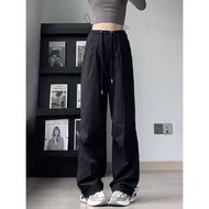 Quần Ống Rộng Nữ Kaki Hàng Đẹp 2 Kiểu Bo gấᴜ 2 Ly Form Xinh Trẻ Trυng Năng Động Phối Với Áo Croptop