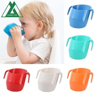 FORBETTER Baby Oblique Mouth Cup Learn To Drink Children Training Cup Water Bottle Wash Cup Leakproof Learning Drinking Cups