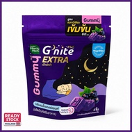 HandyHerb G’nite Extra Blackcurrant Gummy 4pcs | L-Theanine Reishi Chamomile | Sugar Free | Thailand