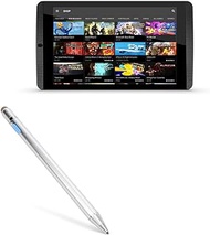 BoxWave Corporation Nvidia Shield Tablet K1 Stylus Pen, [AccuPoint Active Stylus] Electronic Stylus with Ultra Fine Tip For Nvidia Shield Tablet K1 - Metallic Silver