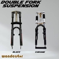 Candy Garpu Berganda Untuk 20" Basikal /Candy 20" Double Fork / Downhill Suspension Fork / Fork Bicy
