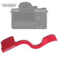 Yohomy Camera Grip  Red Better Balance Stable Corrosion Resistant Thumb Up for Sony A7RIII
