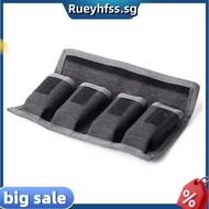 Battery Holder Case AA AAA Battery Storage Bag 4 Pocket for AA/AAA Battery and DSLR Camera Battery