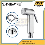 Saniware Hand Bidet Spray Set 1.2M Stainless Steel Bidet Hose Bidet Spray Toilet Bidet Set Flexible 