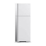 [bulky] HITACHI R-VG560P7MS-GPW 450L 2 DOOR FRIDGE COLOUR: GLASS PURE WHITE ENERGY LABEL: 3 TICKS DIMENSION: W715xH1835xD740MM 1 YEAR WARRANTY BY HITACHI