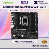 ASROCK B860M PRO-A WIFI LGA1851 MATX MOTHERBOARD (3 Years Warranty)