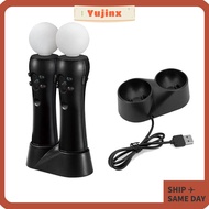 YUJINX VR Move Charger For PS4 Base Controller Holder VR Controller Charging for PS4 Move