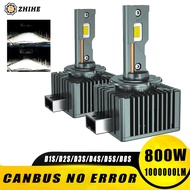 2PCS D4S D2S LED Car Headlight Bulb HID 800W D1S D3S D5S Canbus D1R D2R D3R Xenon Bulbs Turbo Car La