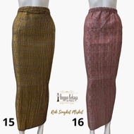 Anggun KEBAYA - Sogan Batik Skirt | Kebaya Bottoms | Pleated Skirt | Batik Skirt | Pleated Songket Skirt