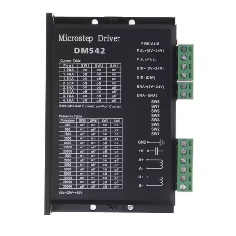 DM542 Stepper Motor Driver For 42 57 Series 2-phase Stepper Motor