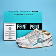 Year of the Horse AJ1Low-top sneakers for teenagers, children's casual shoes, high-quality cold-bond