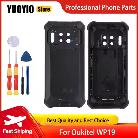 Protective Battery Case Back Cover Adhesive For Oukitel WP19 WP18 Phone Perfect Replacement Parts Fr
