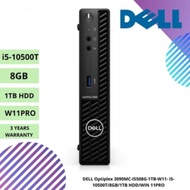 DELL Optiplex 3090MC-I5508G-1TB-W11 Desktop PC - i5-10500T/8GB/1TB HDD/WIN 11PRO