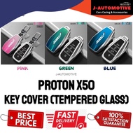 PROTON X-50 X50 Tempered Glass Key Cover Keyless Remote Car Key Control Cover Hard Case