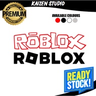 KAIZEN STUDIO ROBLOX Logo Toys PC Kids Gaming Games Birthday Party Bobbo Balloon Sticker Vinyl Cutting Sticker