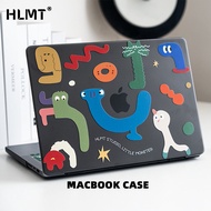 HLMT Little Monster เคสป้องกันน่ารักใสสำหรับ MacBook pro 14 MacBook Air 15 ปกอุปกรณ์เสริมดีไซน์น่ารั
