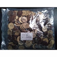 kancing batok gepeng 21mm / 32L isi 200pcs