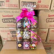 Coklat lagie paket isi 9 toples coklat lagie mini pink coklat coin lagie mini warna lagie choco bal