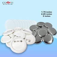CUYI Button Pins 1.75inches 2.25inches 3inches Button Pin set