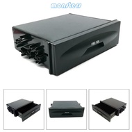 Mon Universal Car Single 1 Din Dash Radio Installation Pocket Kit Storage Auto Boxes Cx-38 Pencil Cases Hand Drawer