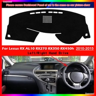 Dashboard Cover for Lexus RX AL10 RX270 RX350 RX450h 2010-2015 Dashboard Cover Dash Mat Board Pad Ca