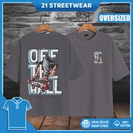 🔥Oversized Tshirt🔥 Off The Wall Oversized shirt man 100% Cotton Men Tshirt Baju Lelaki Oversized t s